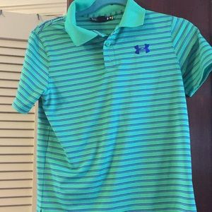 Boys under armour polo style golf shirt